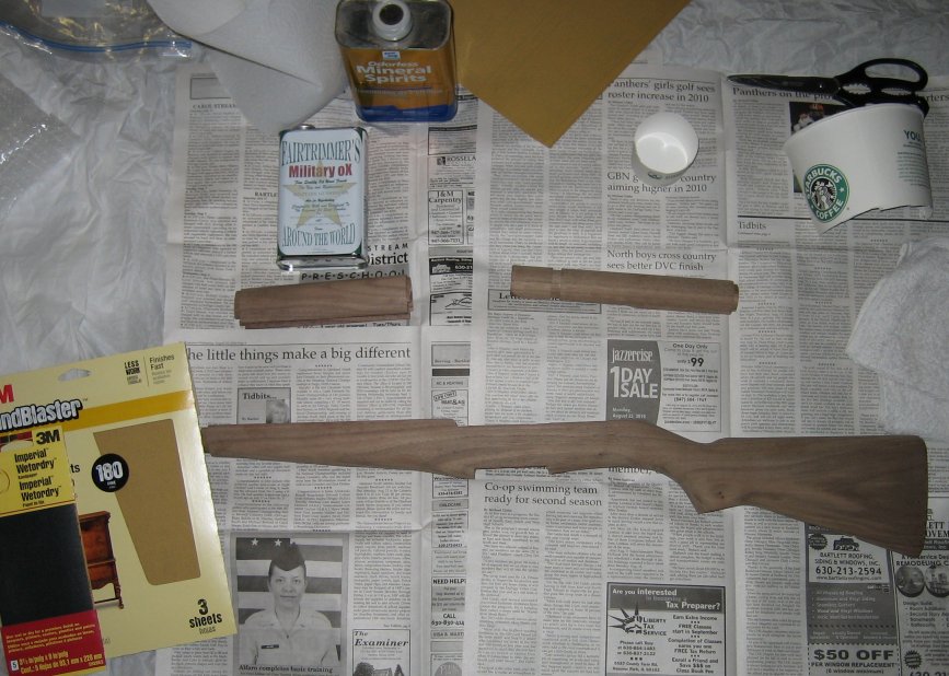 Gun stocks and Linseed oil? Gear