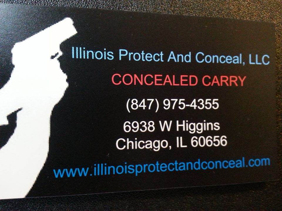 Conceal/Carry Classes 7 days every week O'HARE/CHICAGO Concealed